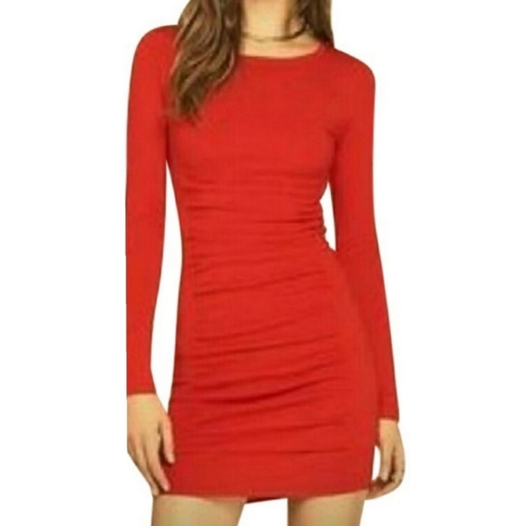 Express Dresses & Skirts - 🎄Express Red Long-sleeve Dress